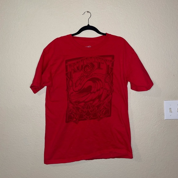 Rusty red short sleeve shirt - Picture 1 of 3